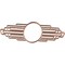 Ekena Millwork Elizabeth Wood Fretwork Pierced Ceiling Medallion, Cherry, 20"W x 10"H x 5 1/2"IW x 9 1/2"IH x 3/8"T CMWP20X10X0375EBCH - alternate 2